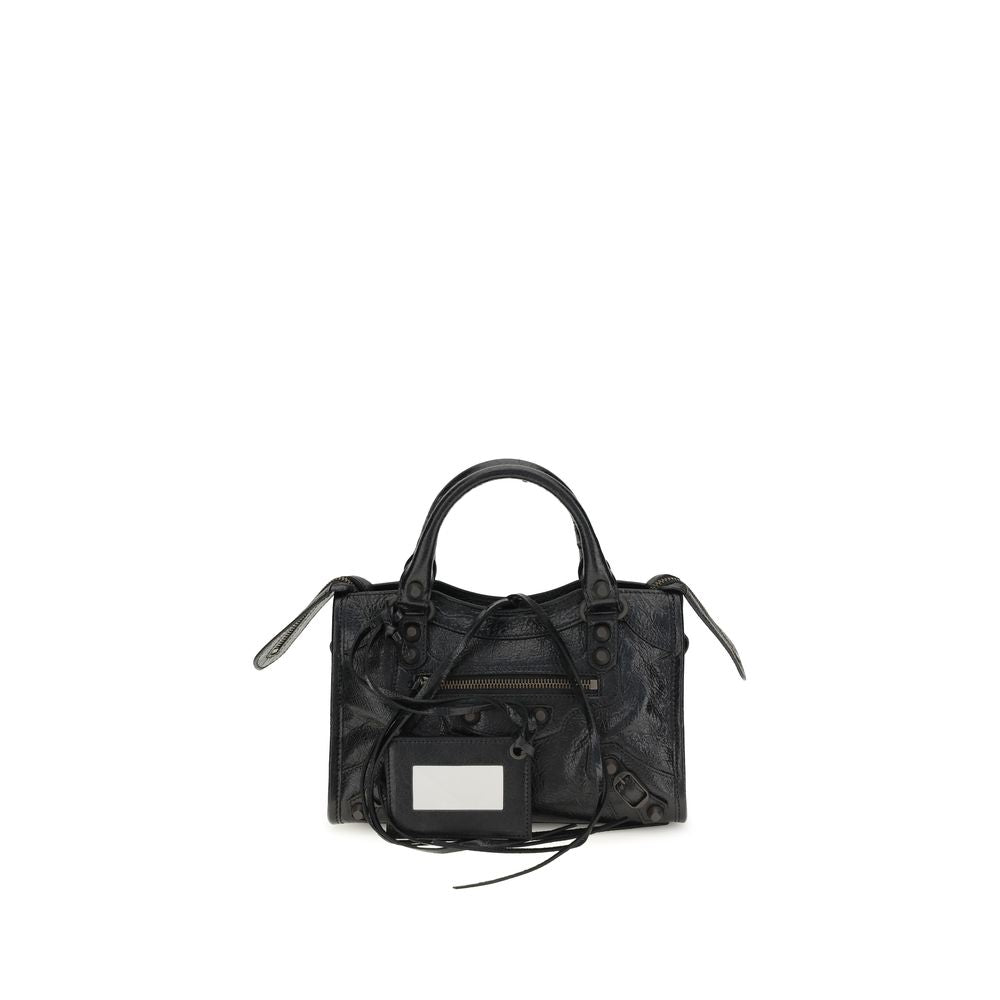 Balenciaga Black Lamb Leather Shoulder Bag | Regal Royce