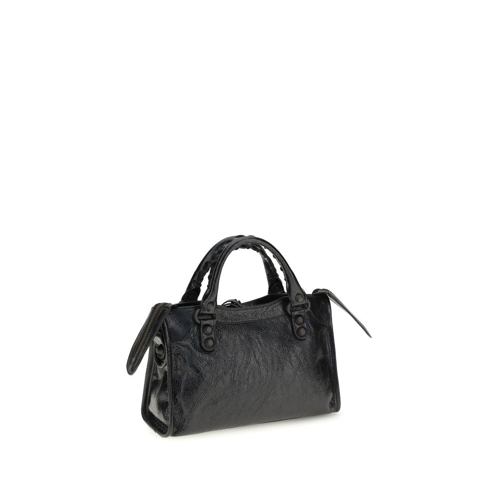 Balenciaga Black Lamb Leather Shoulder Bag | Regal Royce