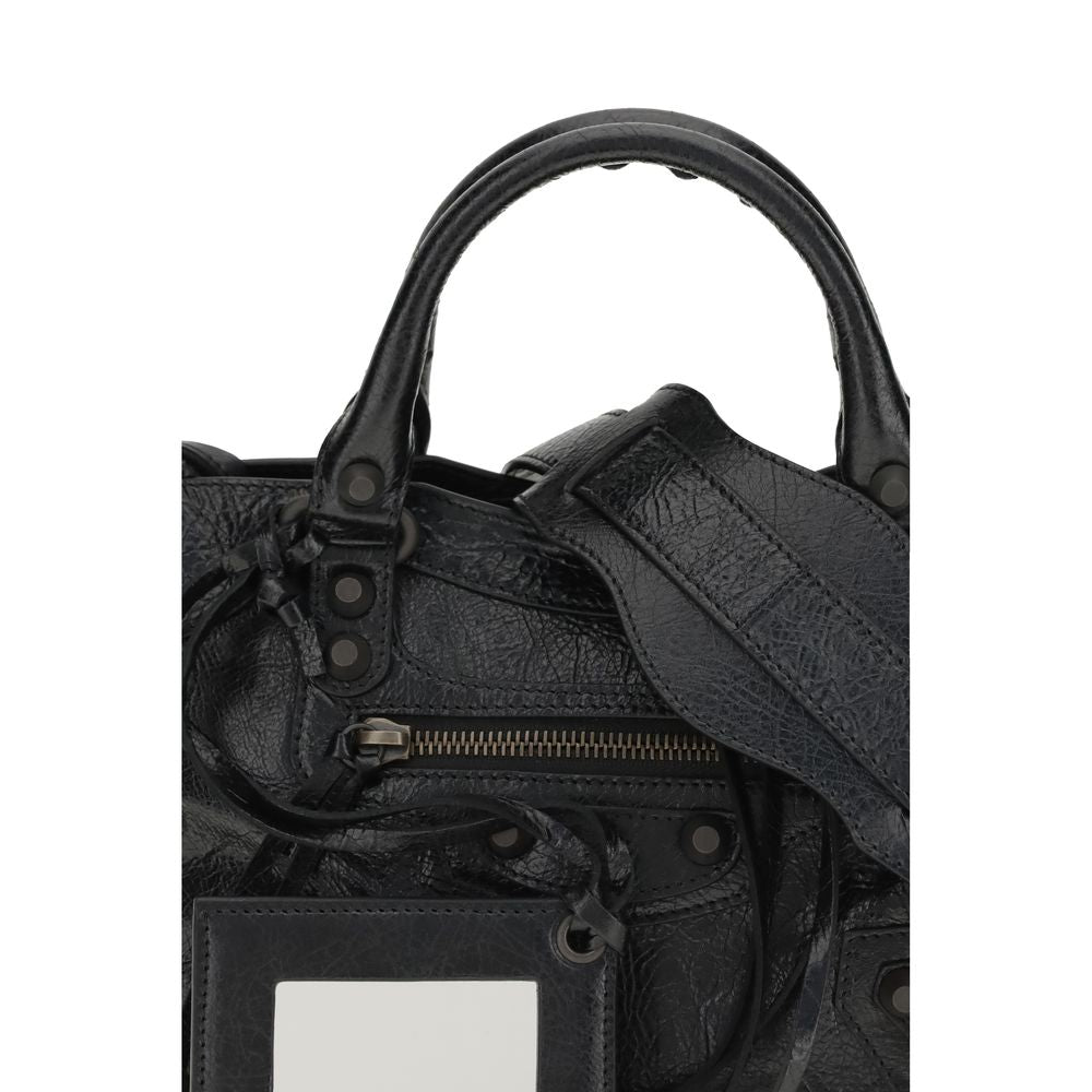 Balenciaga Black Lamb Leather Shoulder Bag | Regal Royce