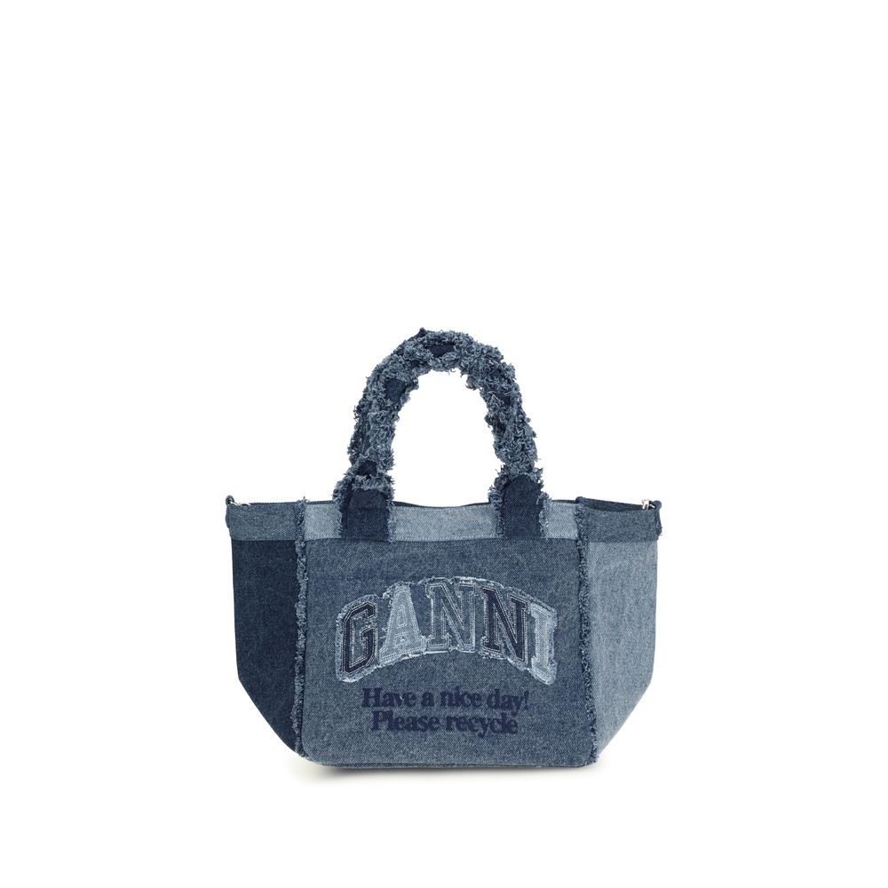 Ganni Blue Cotton Handbag | Regal Royce