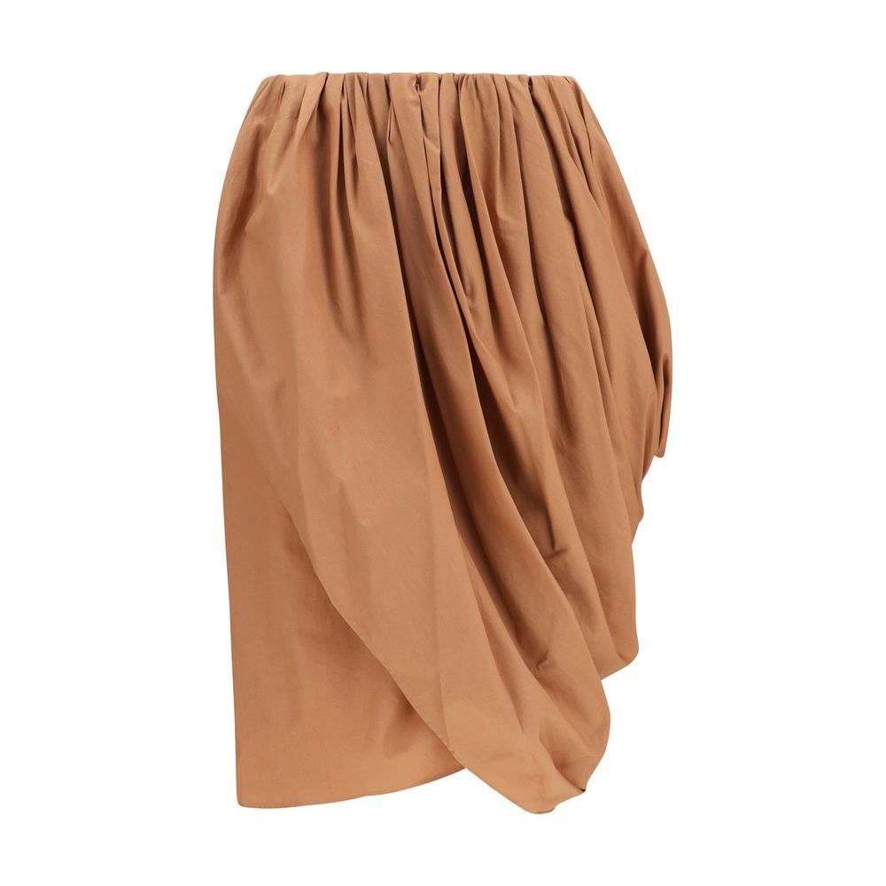 Chloé Beige Cotton Midi Skirt | Regal Royce