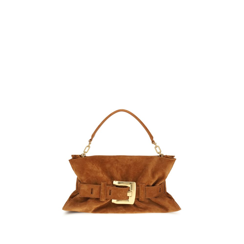 Balmain Brown Calf Leather Bos Taurus Handbag | Regal Royce