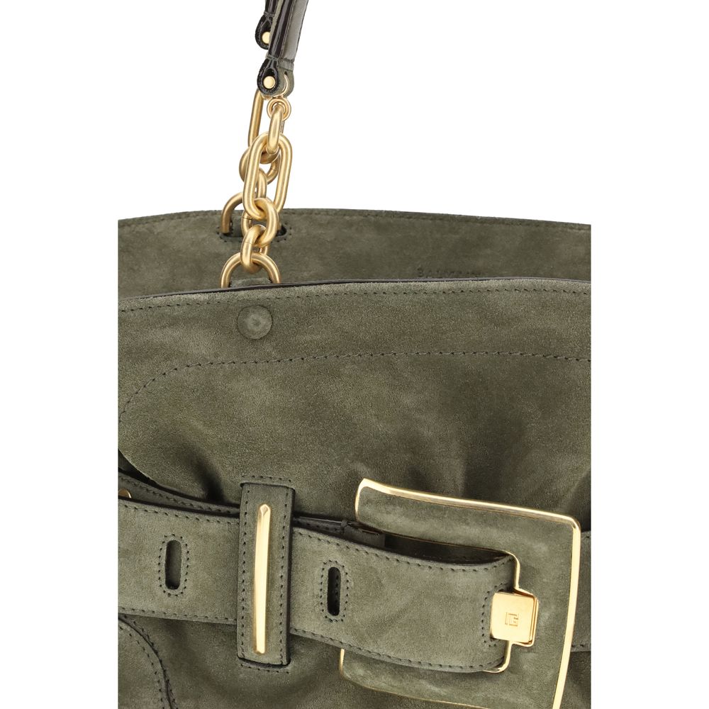 Balmain Bicolor Calf Leather Bos Taurus Handbag | Regal Royce