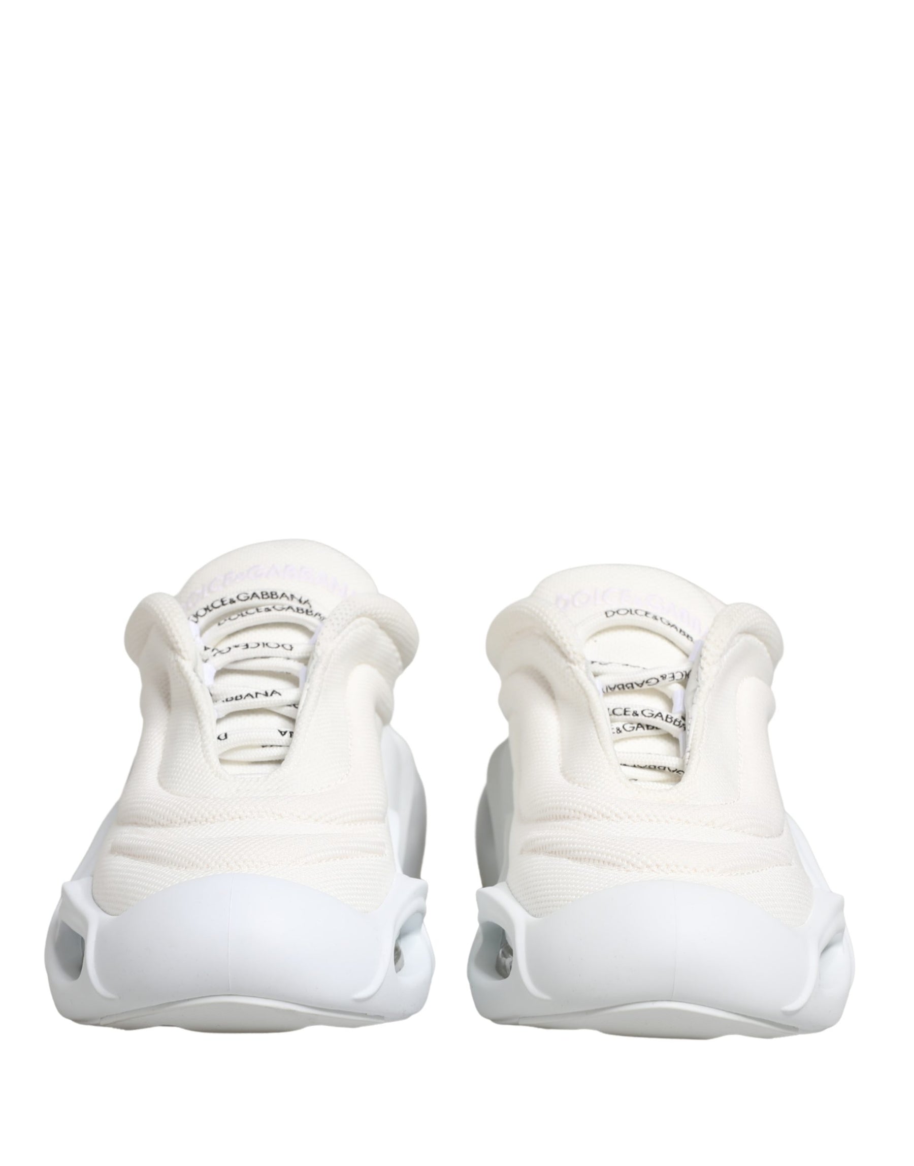 Dolce & Gabbana White Slip On Wave Low Top Sneakers Shoes | Regal Royce