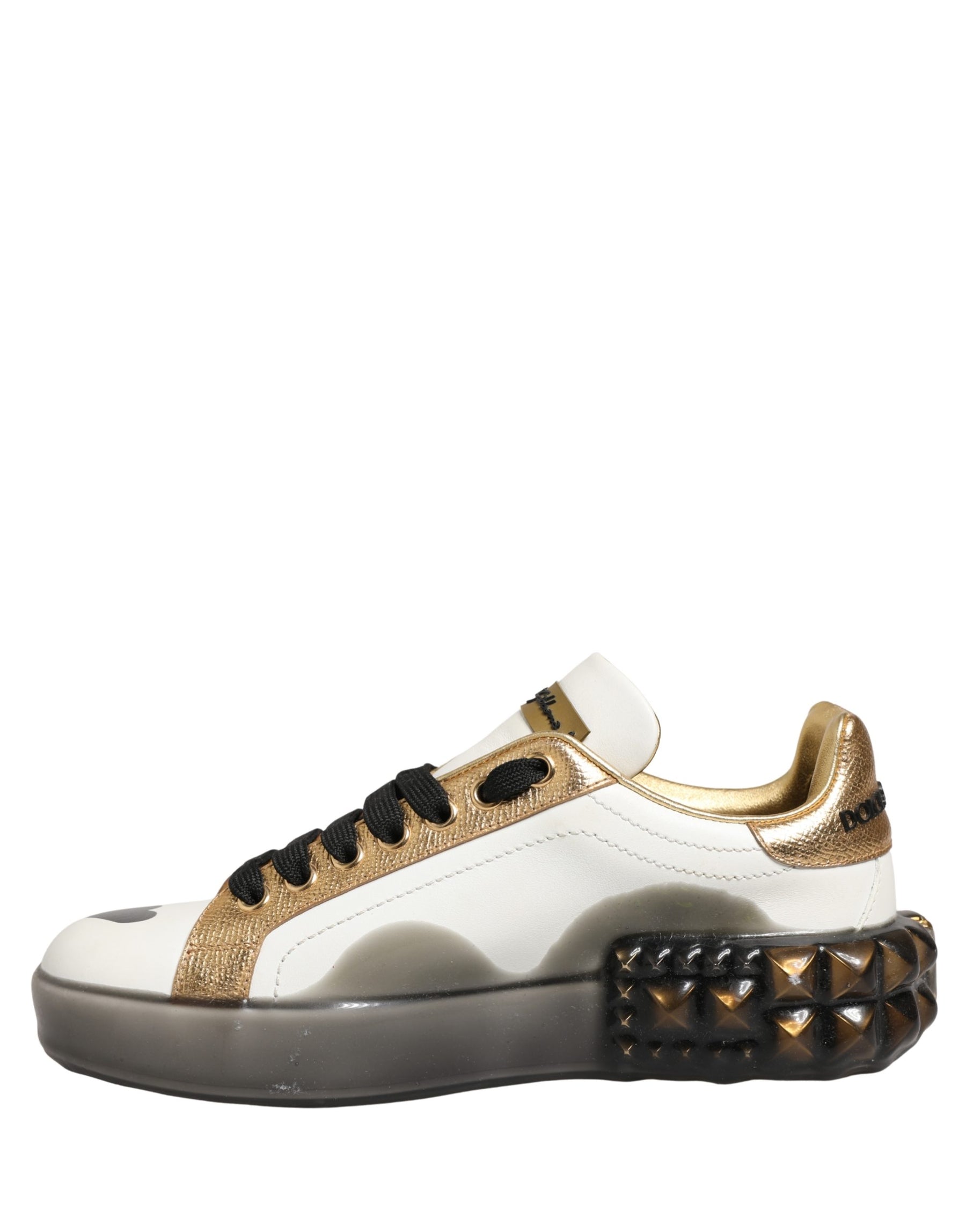 Dolce & Gabbana Multicolor Crystal StuddedLOVE Sneakers Shoes | Regal Royce