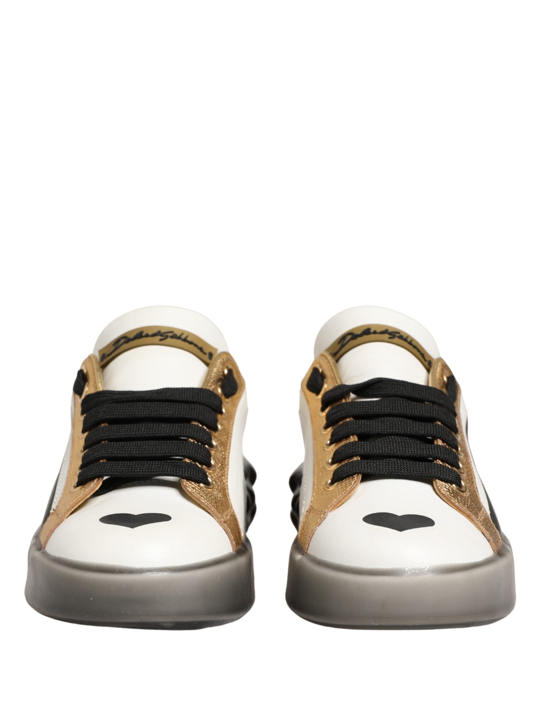 Dolce & Gabbana Multicolor Crystal StuddedLOVE Sneakers Shoes | Regal Royce