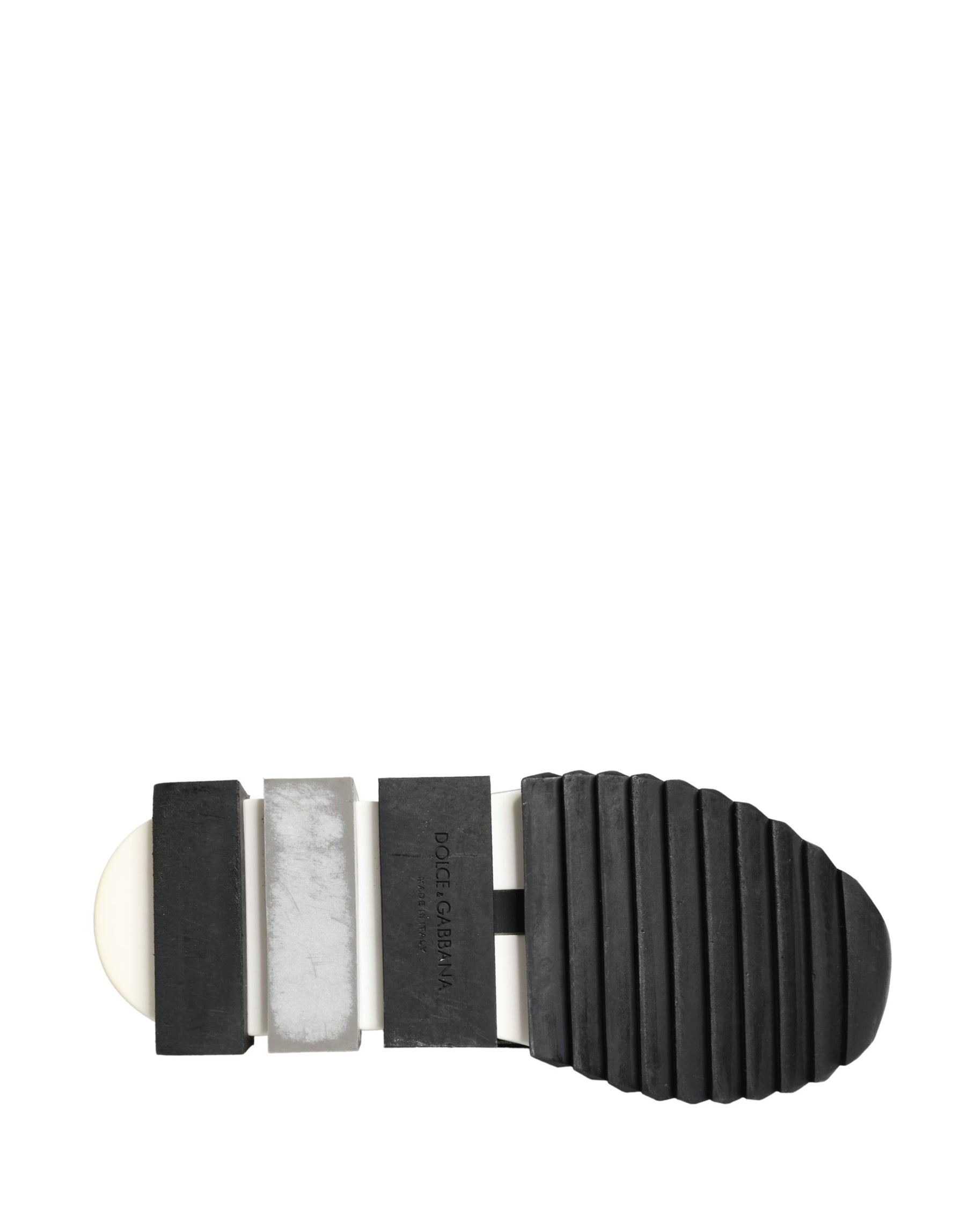 Dolce & Gabbana Silver Crystal Logo Slip On Sorrento Sneakers Shoes | Regal Royce