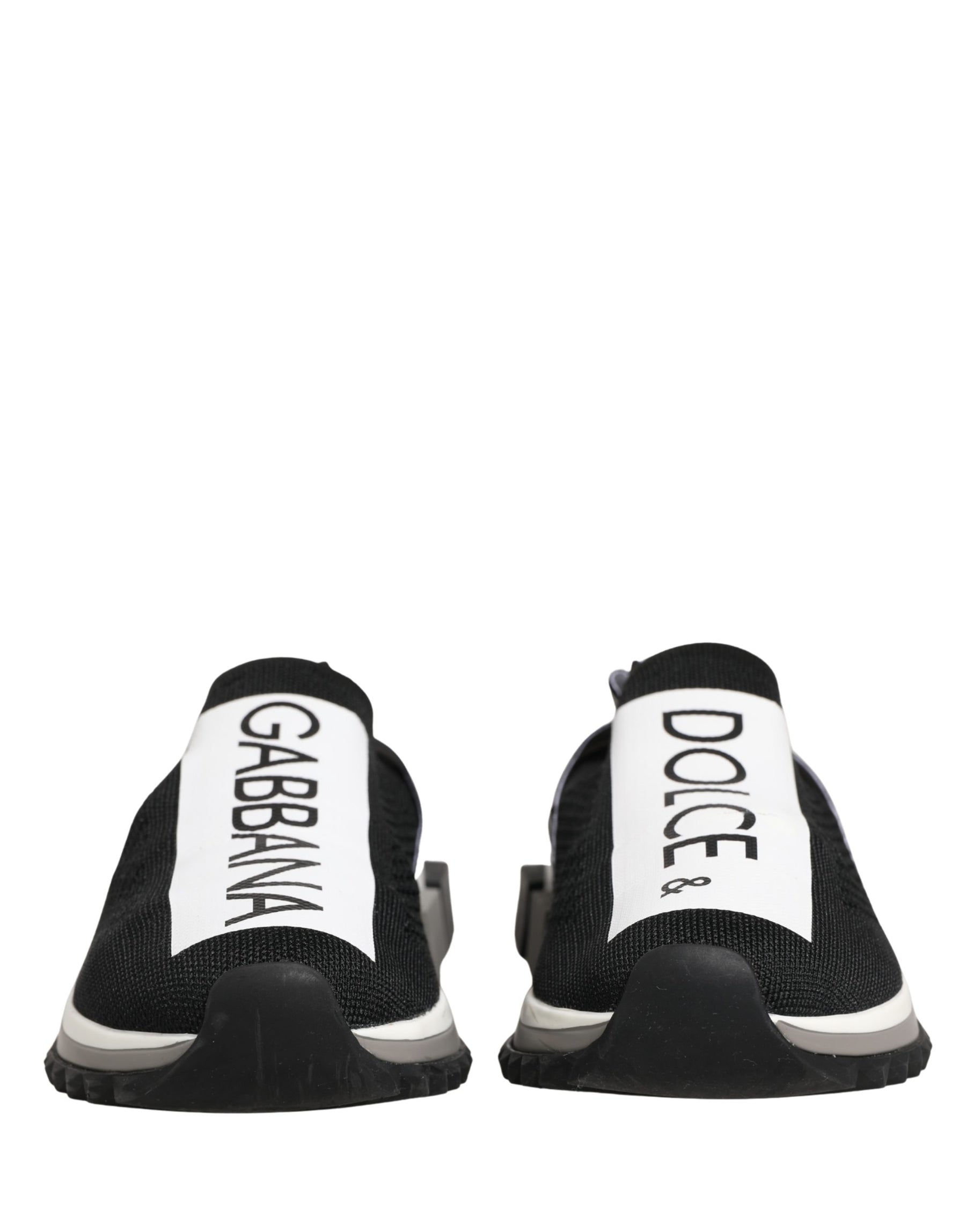 Dolce & Gabbana Black Sorrento Slip On Low Top Sneakers Shoes | Regal Royce