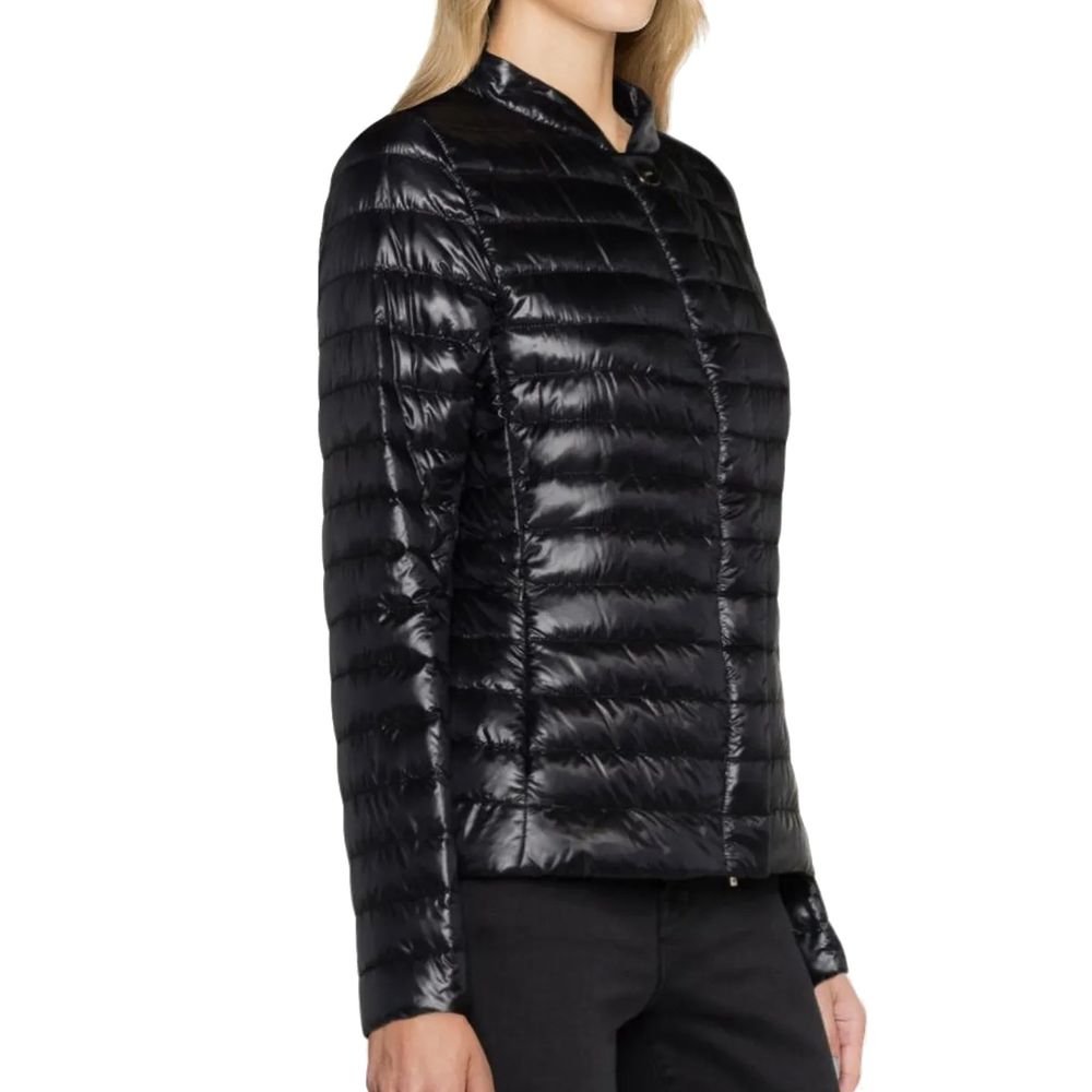 Herno Black Polyamide Full-Length Jacket | Regal Royce
