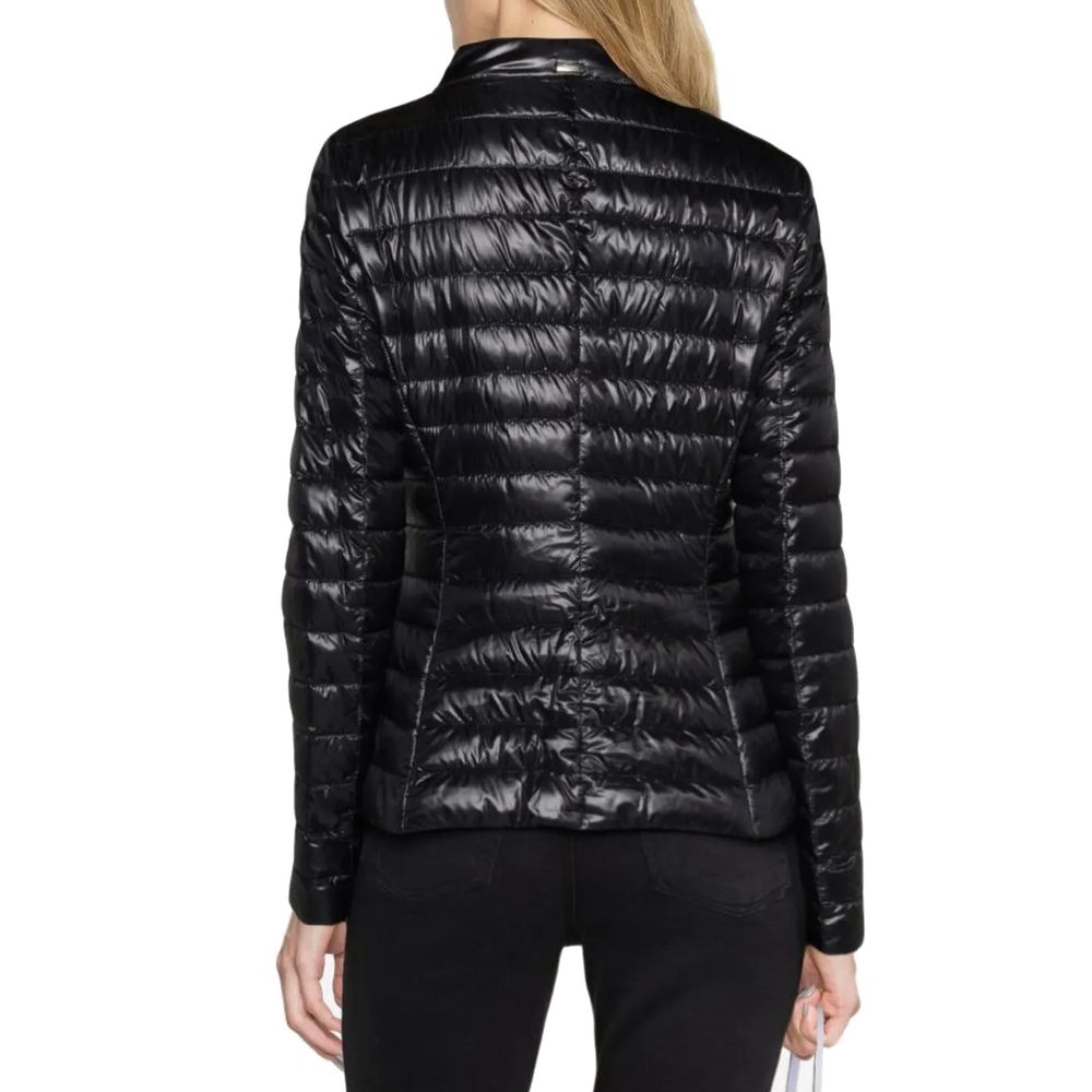 Herno Black Polyamide Full-Length Jacket | Regal Royce