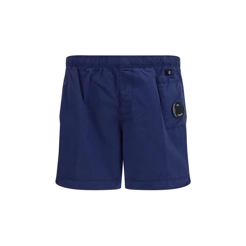 C.P. Company Blue Nylon Shorts | Regal Royce