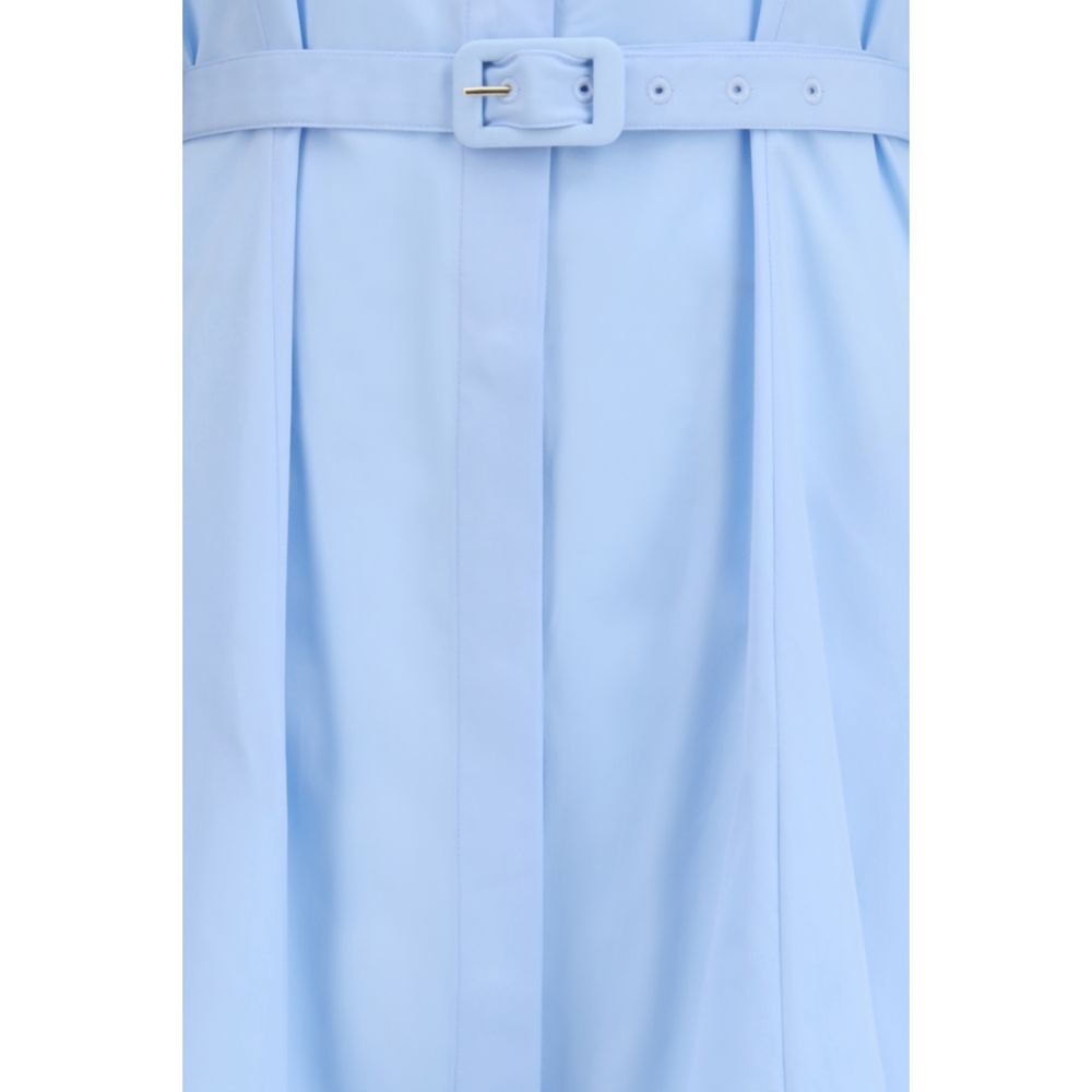 Gabriela Hearst Blue Cotton Casual Dress | Regal Royce