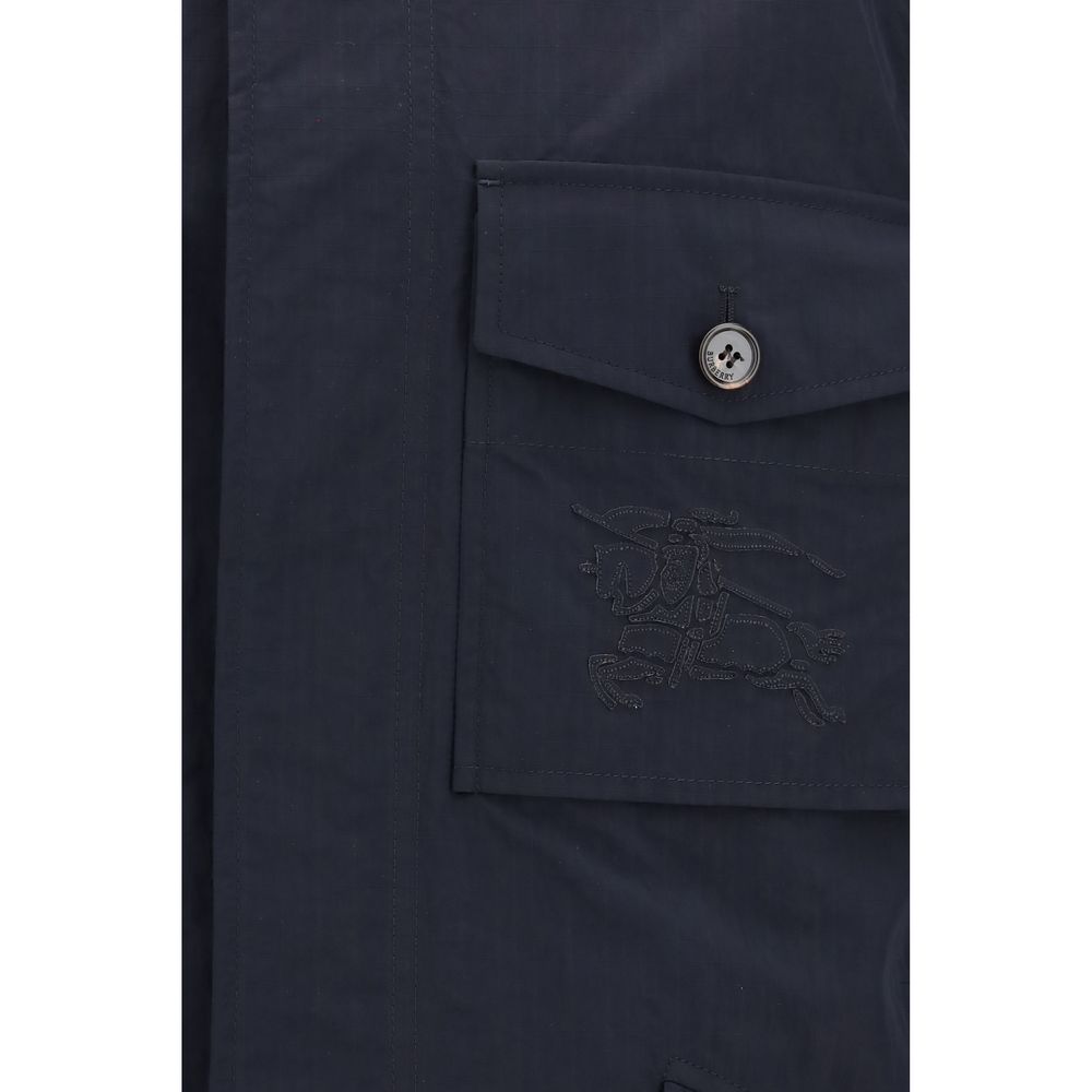 Burberry Blue Polyamide Coat | Regal Royce