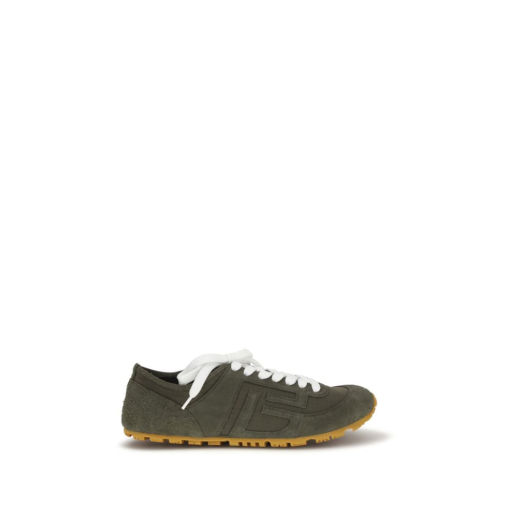 Balmain Bicolor Calf Leather Bos Taurus Athletic Sneakers | Regal Royce