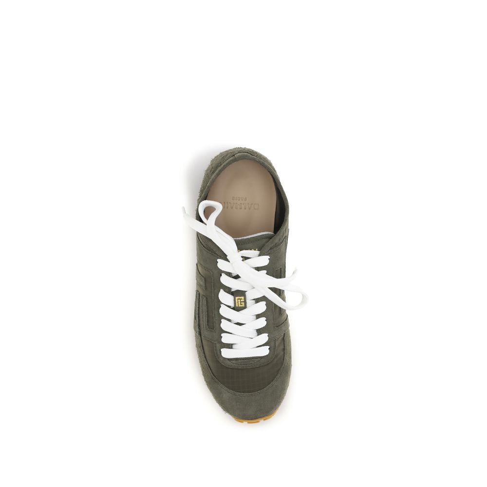 Balmain Bicolor Calf Leather Bos Taurus Athletic Sneakers | Regal Royce