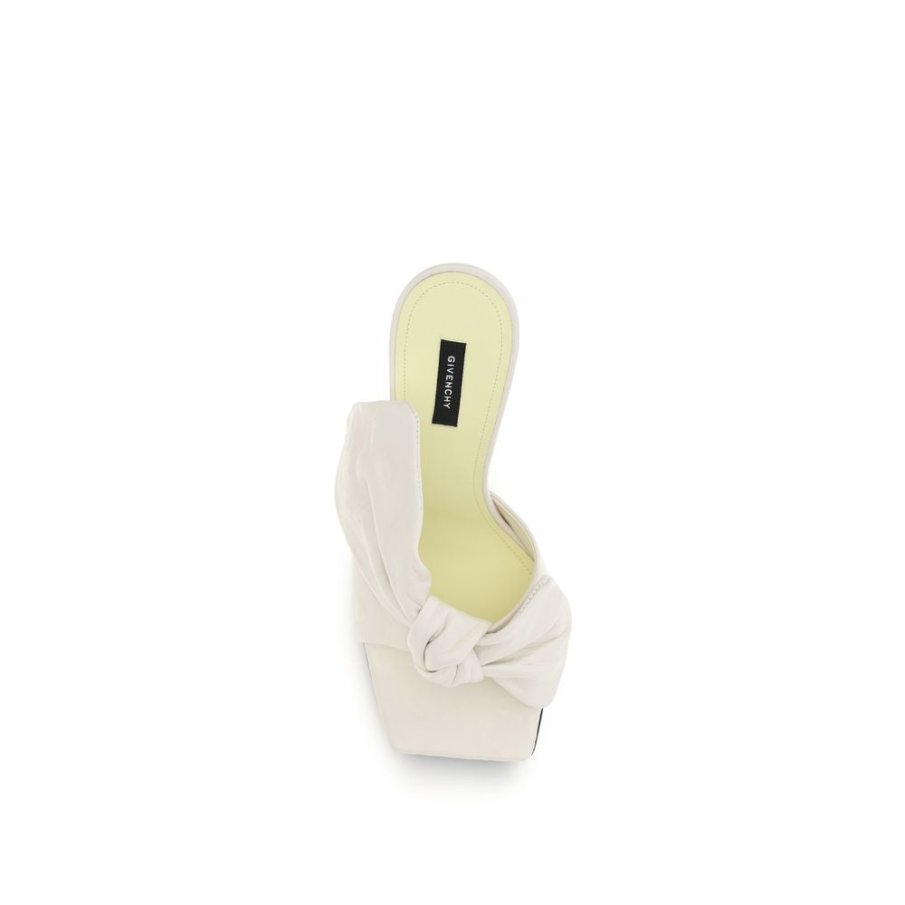 Givenchy White Lamb Ovis Aries Aries Mules | Regal Royce