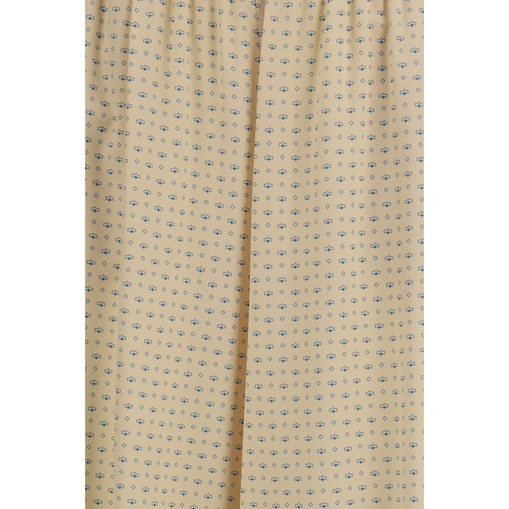 Ermanno Scervino Beige Silk Casual Pants | Regal Royce