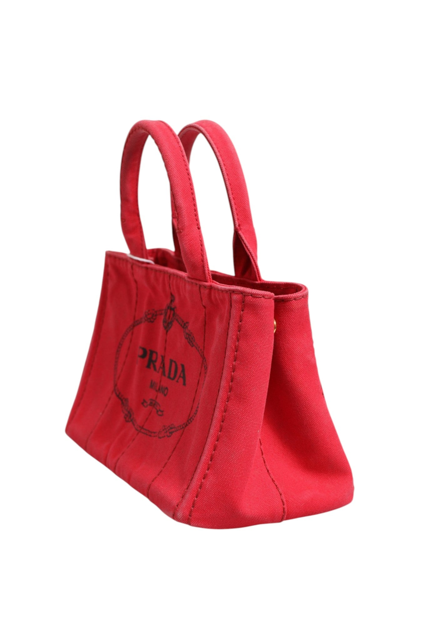 Prada Canapa Mini Canvas Tote | Regal Royce