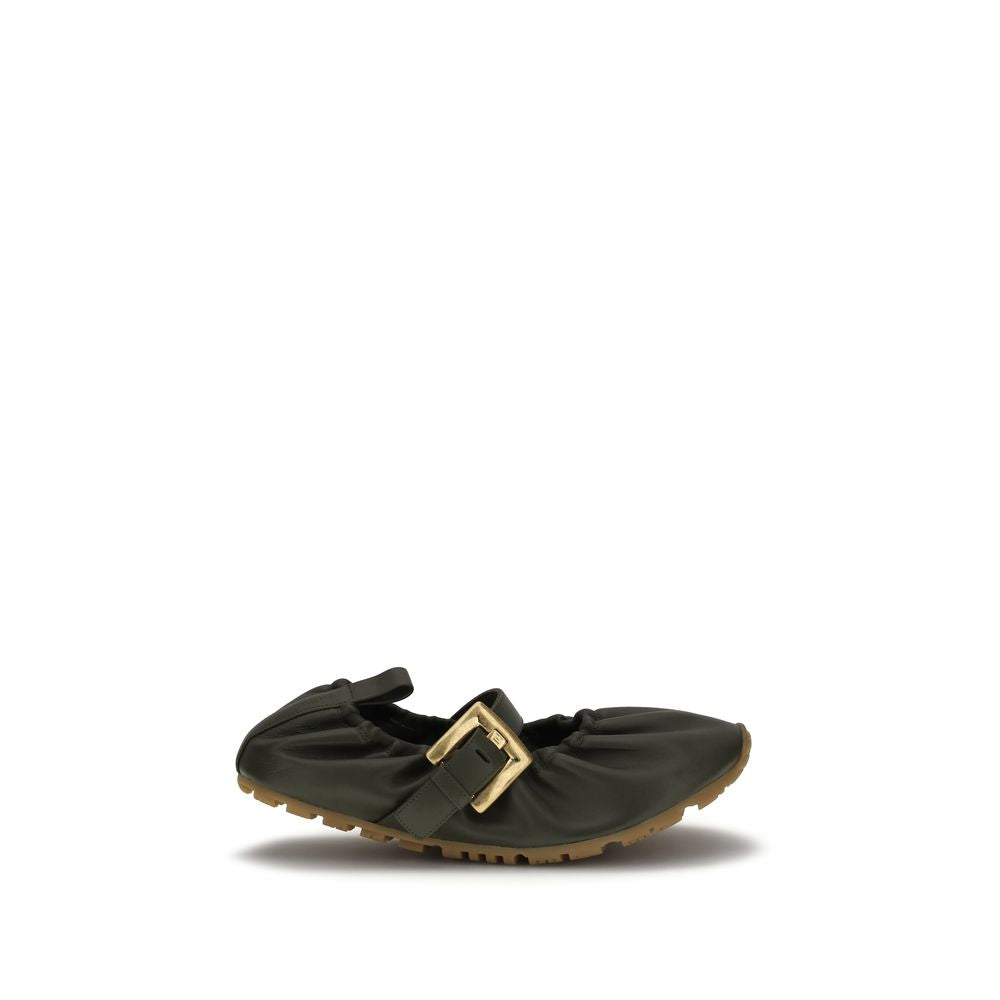 Balmain Bicolor Lamb Ovis Aries Aries Ballet Flats | Regal Royce