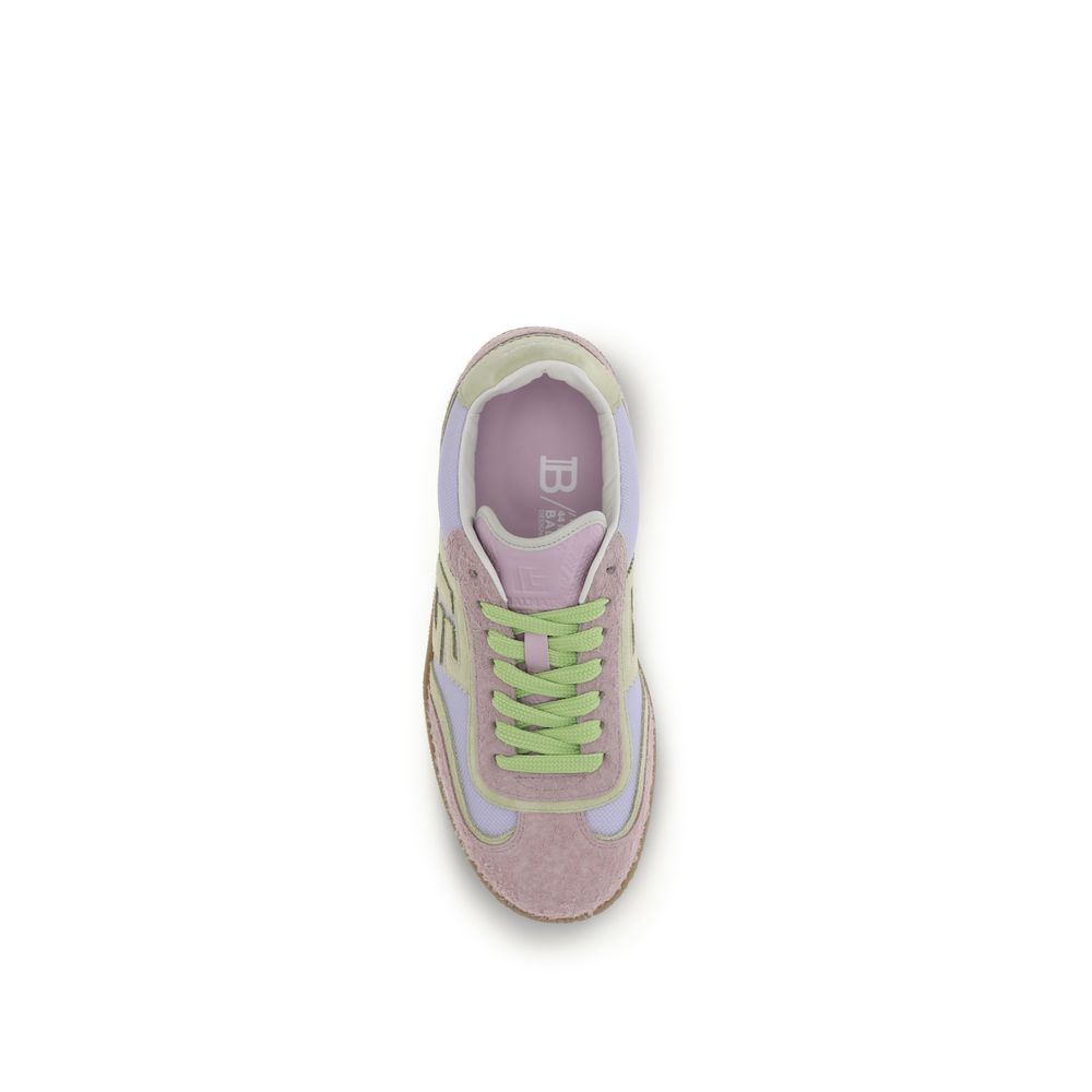Balmain Multicolor Calf Leather Bos Taurus Athletic Sneakers | Regal Royce