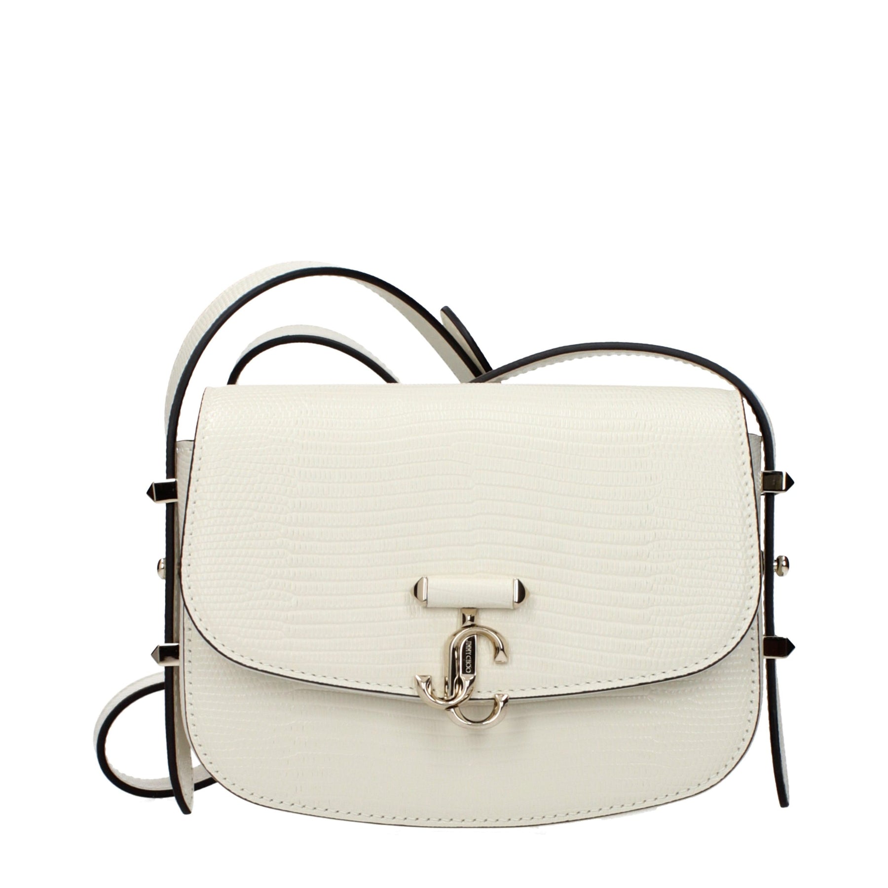 Jimmy Choo White Leather Shoulder Bag | Regal Royce