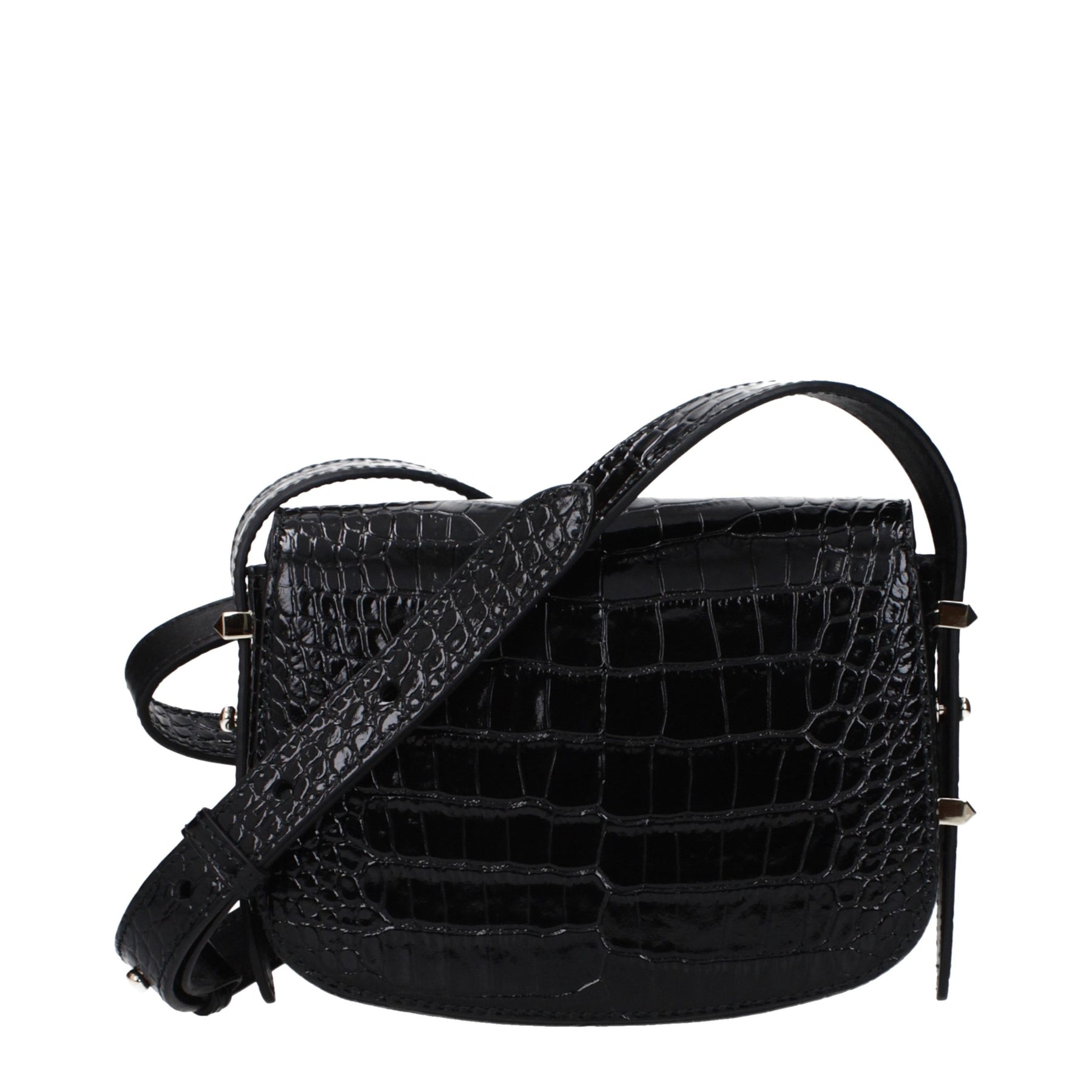 Jimmy Choo Black Leather Crossbody Bag | Regal Royce