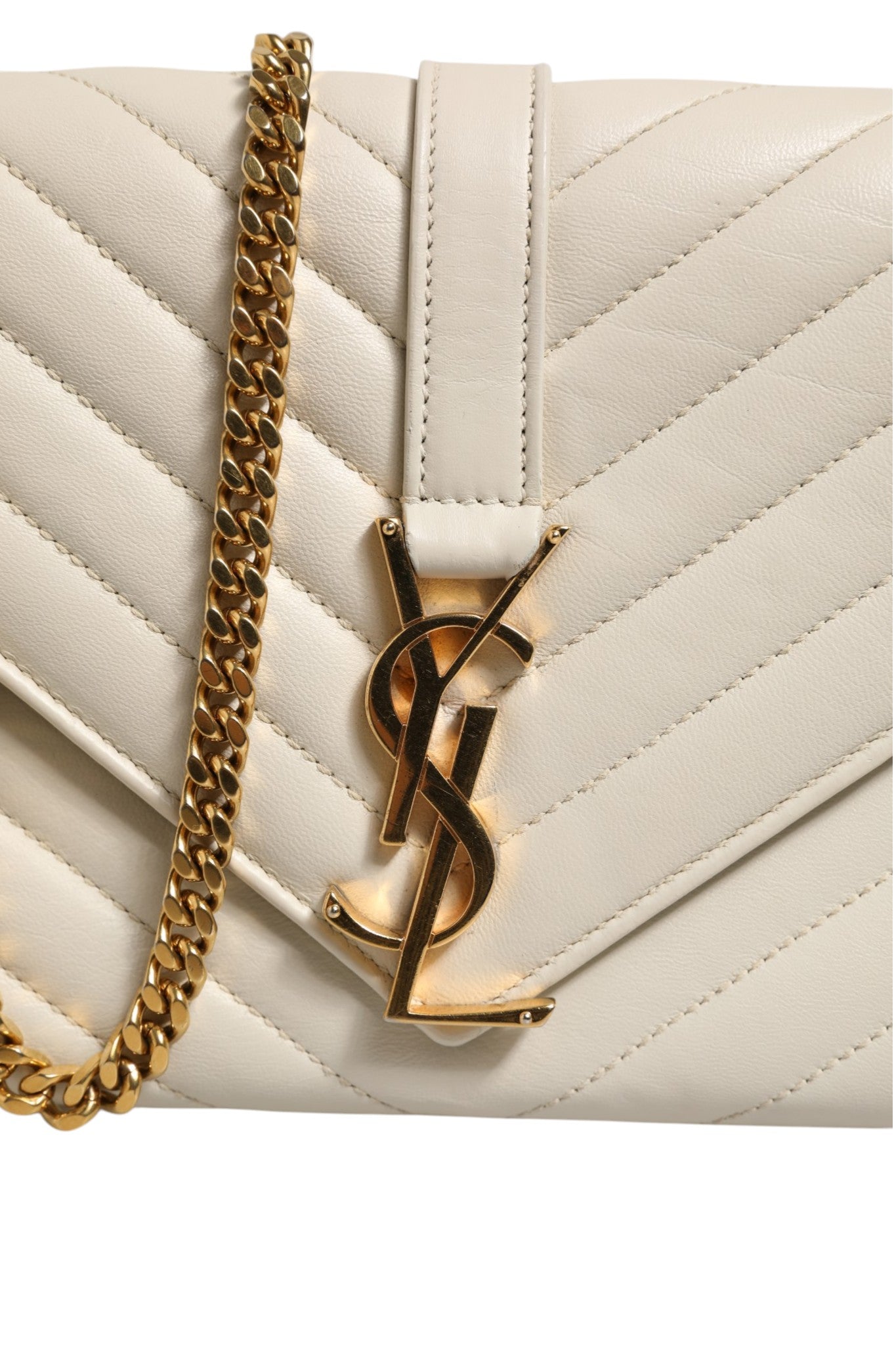 Saint Laurent Envelope Triquilt Medium YSL Shoulder Bag | Regal Royce