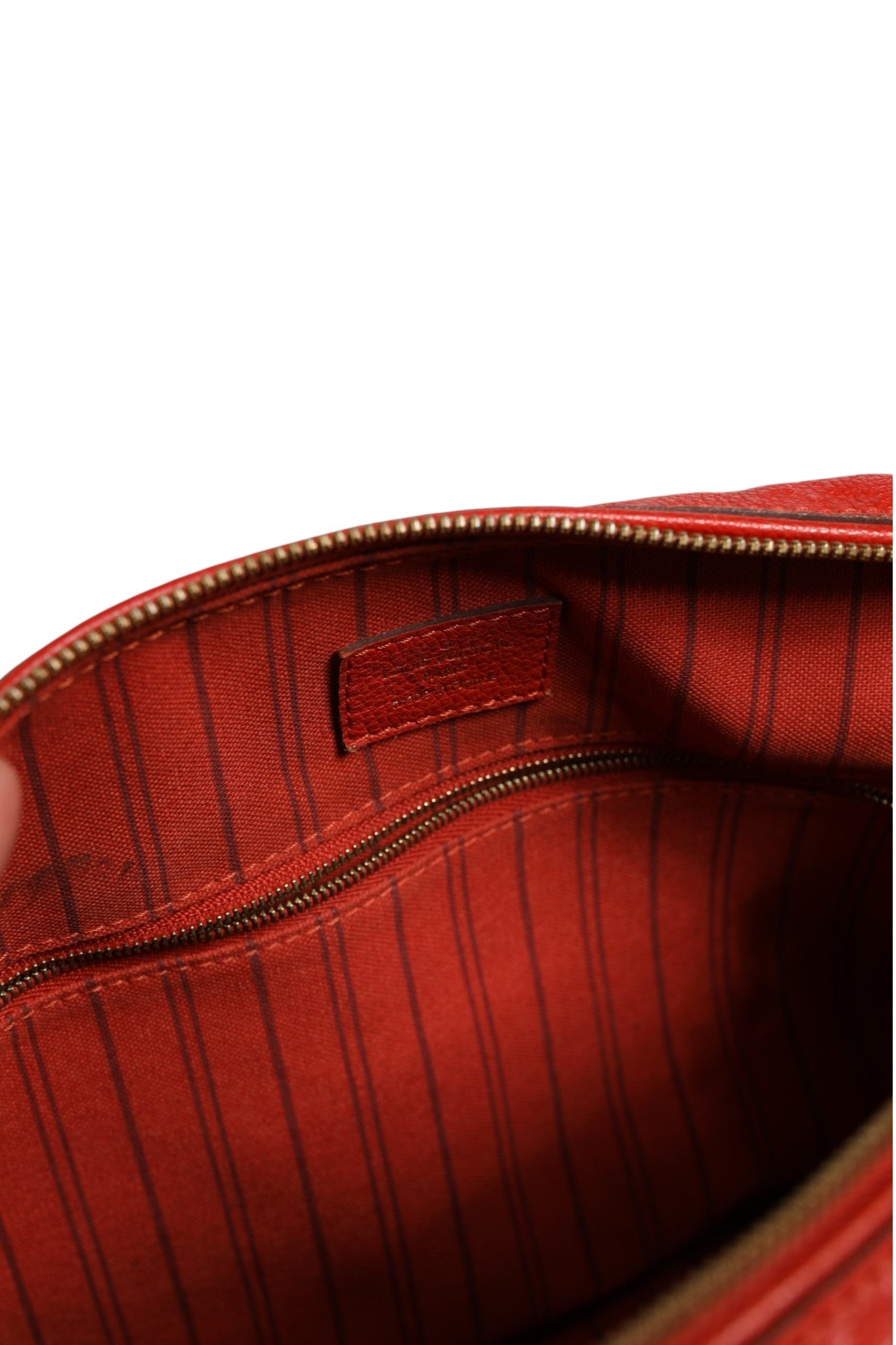 Louis Vuitton Red Monogram Empreinte Speedy Bandouliere 30 | Regal Royce