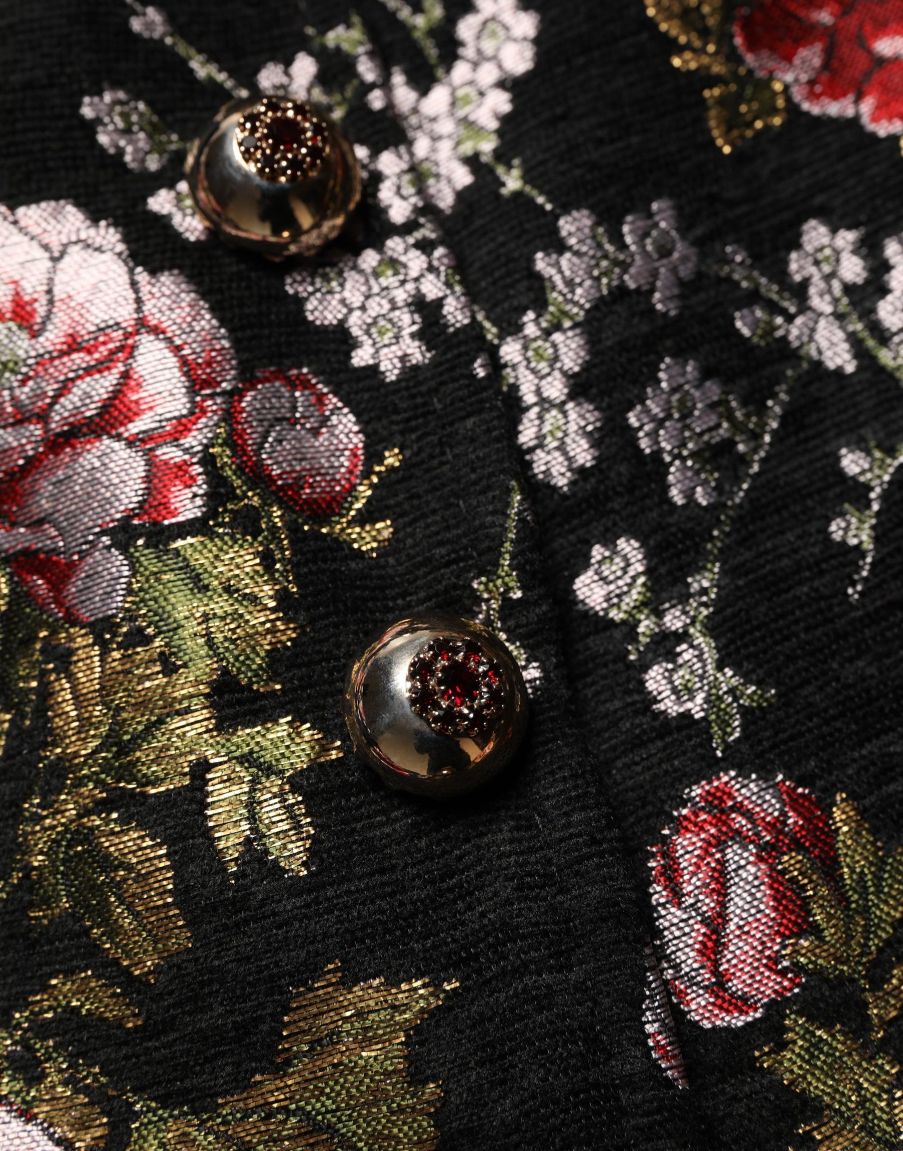 Dolce & Gabbana Multicolor Floral Brocade Blazer Jacket | Regal Royce