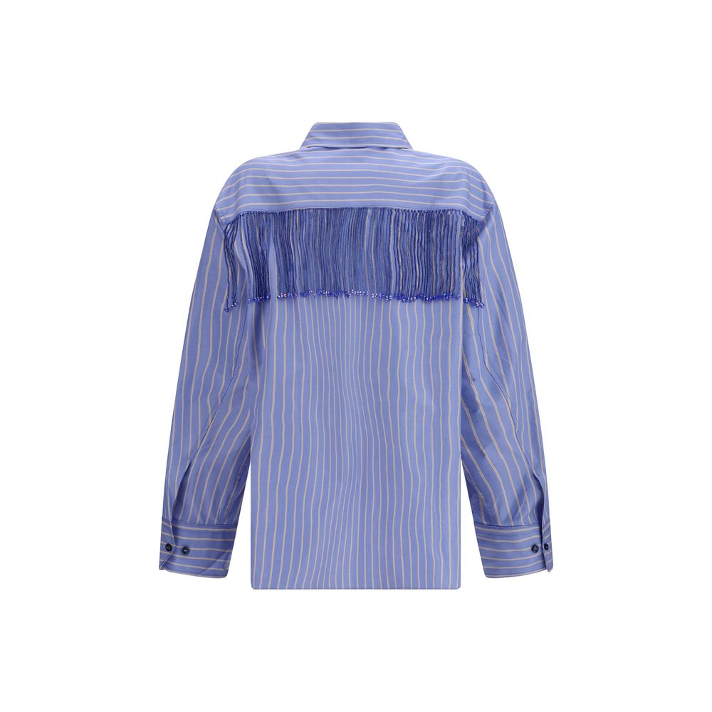 The Andamane Blue Cotton Dress Shirt | Regal Royce