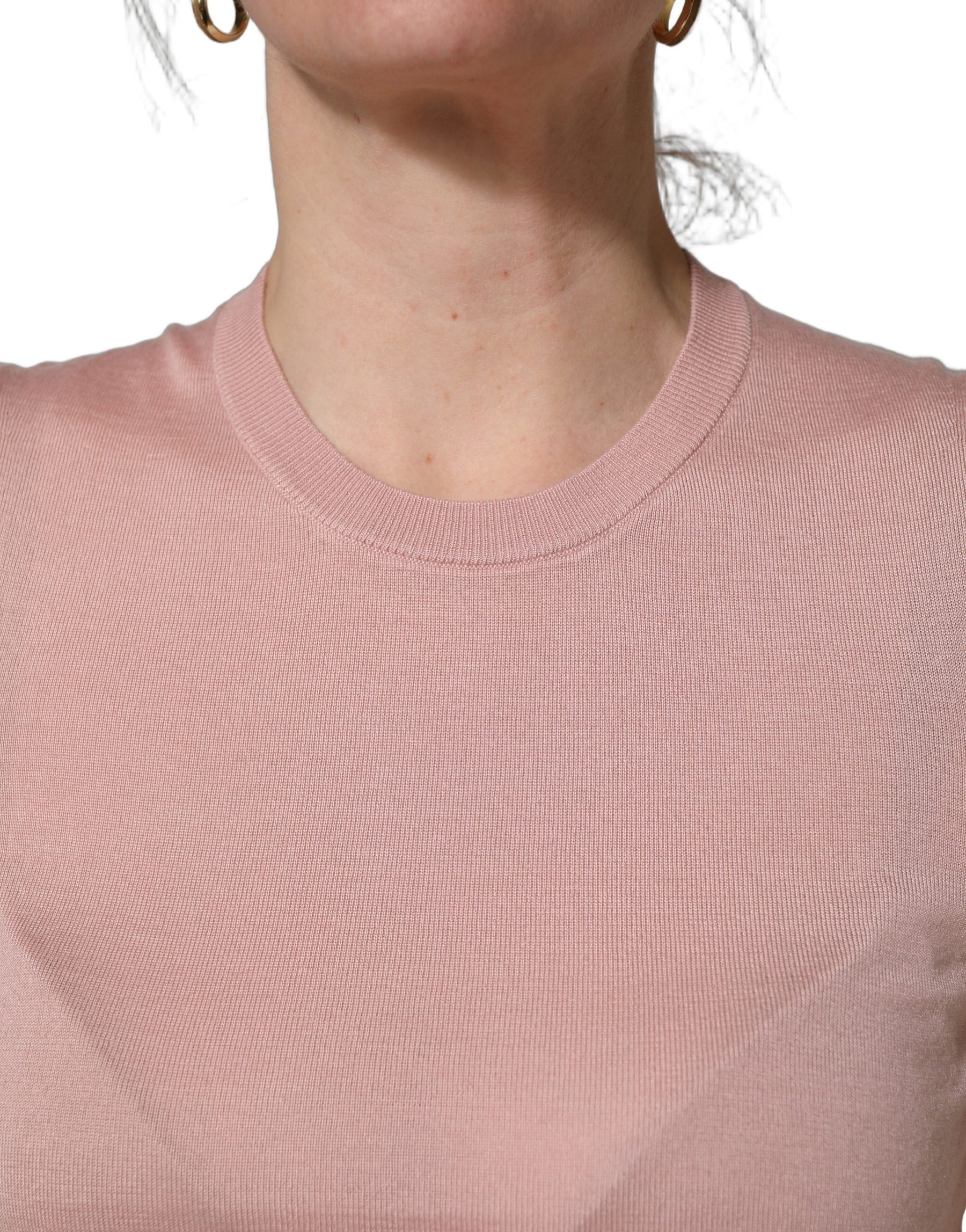 Dolce & Gabbana Pink Sleeveless Cashmere Knitted Tank Top | Regal Royce