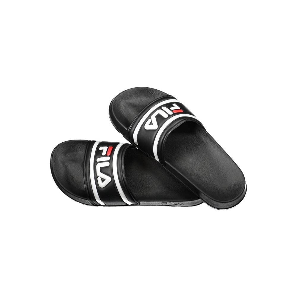 Fila Black Polyurethane Men's Slipper | Regal Royce