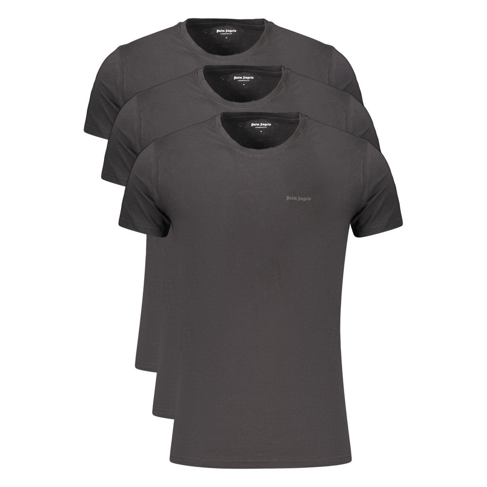 Palm Angels Nero Cotton Men's T-Shirt | Regal Royce