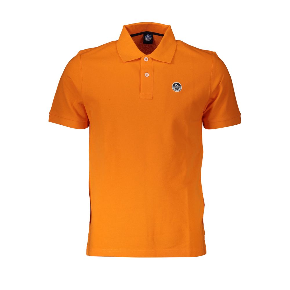 North Sails Orange Cotton Men's Polo | Regal Royce