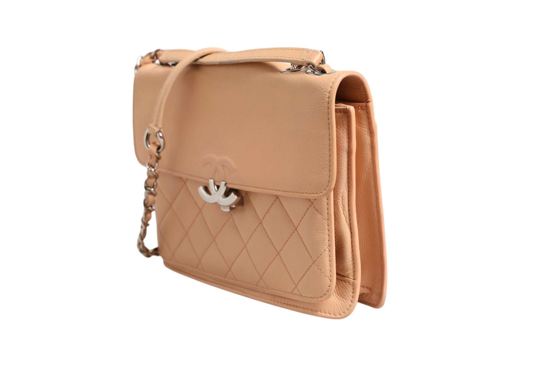 Chanel Goatskin Quilted Small CC Box Flap Bag | Regal Royce
