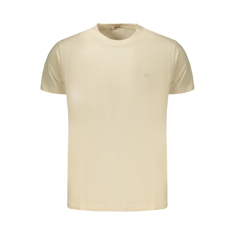 Rifle Beige Cotton Men's T-Shirt | Regal Royce