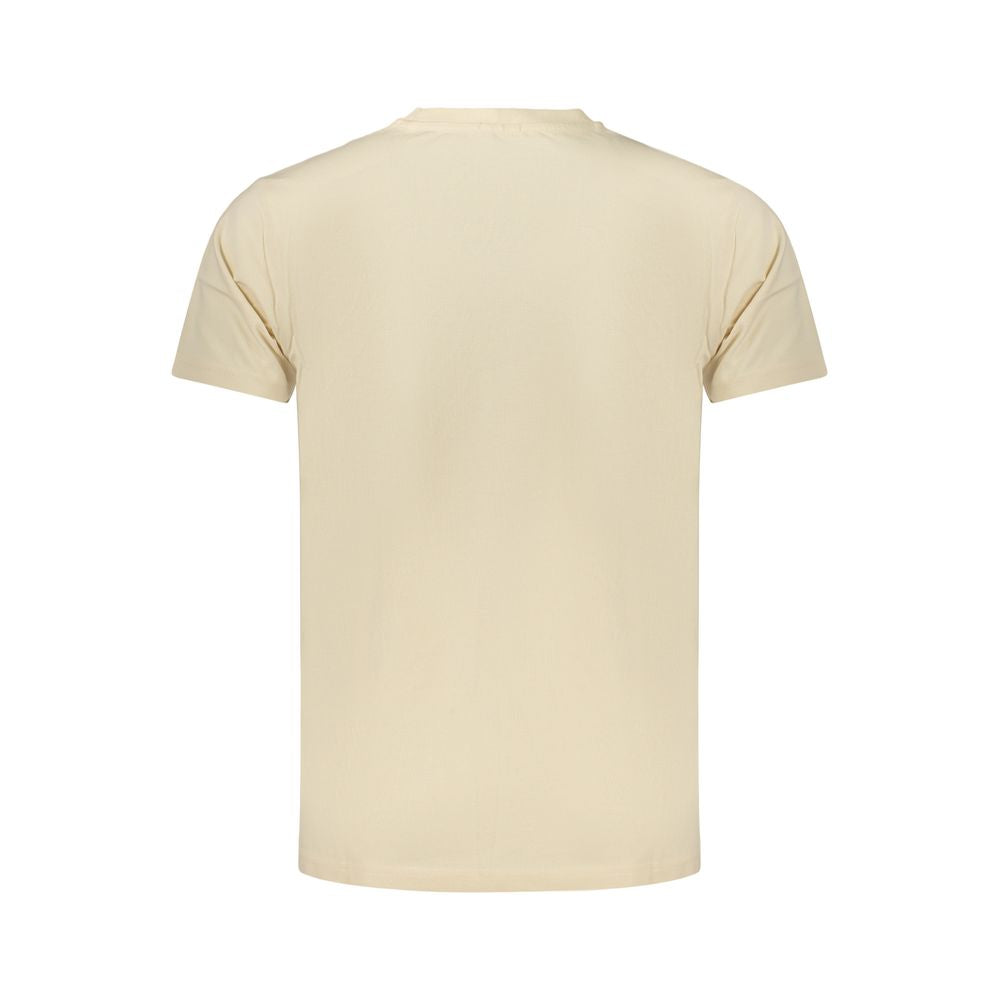 Rifle Beige Cotton Men's T-Shirt | Regal Royce