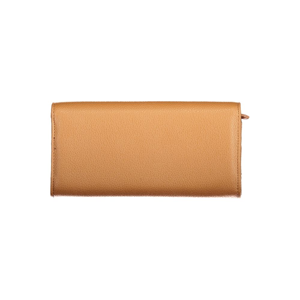 Mario Valentino Brown Polyurethane Women's Wallet | Regal Royce