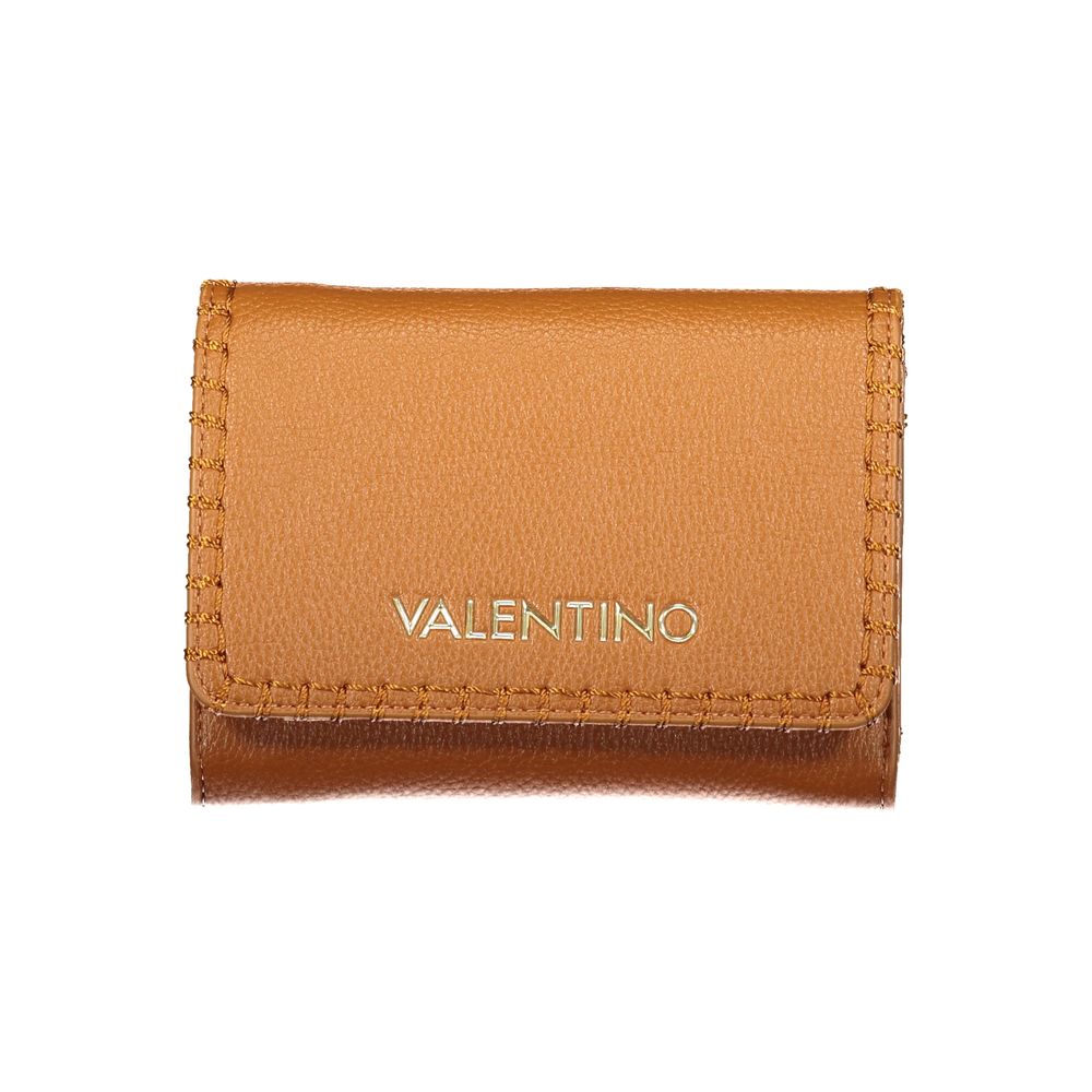 Mario Valentino Brown Polyurethane Womens Wallet | Regal Royce