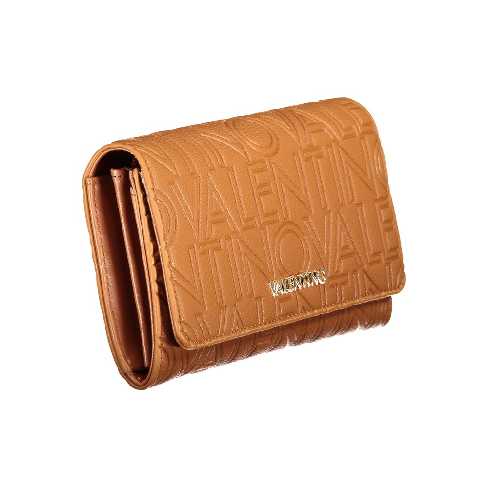 Mario Valentino Brown Polyurethane Womens Wallet | Regal Royce