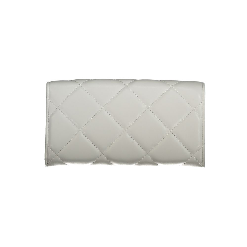 Mario Valentino Gray Polyurethane Women's Wallet | Regal Royce