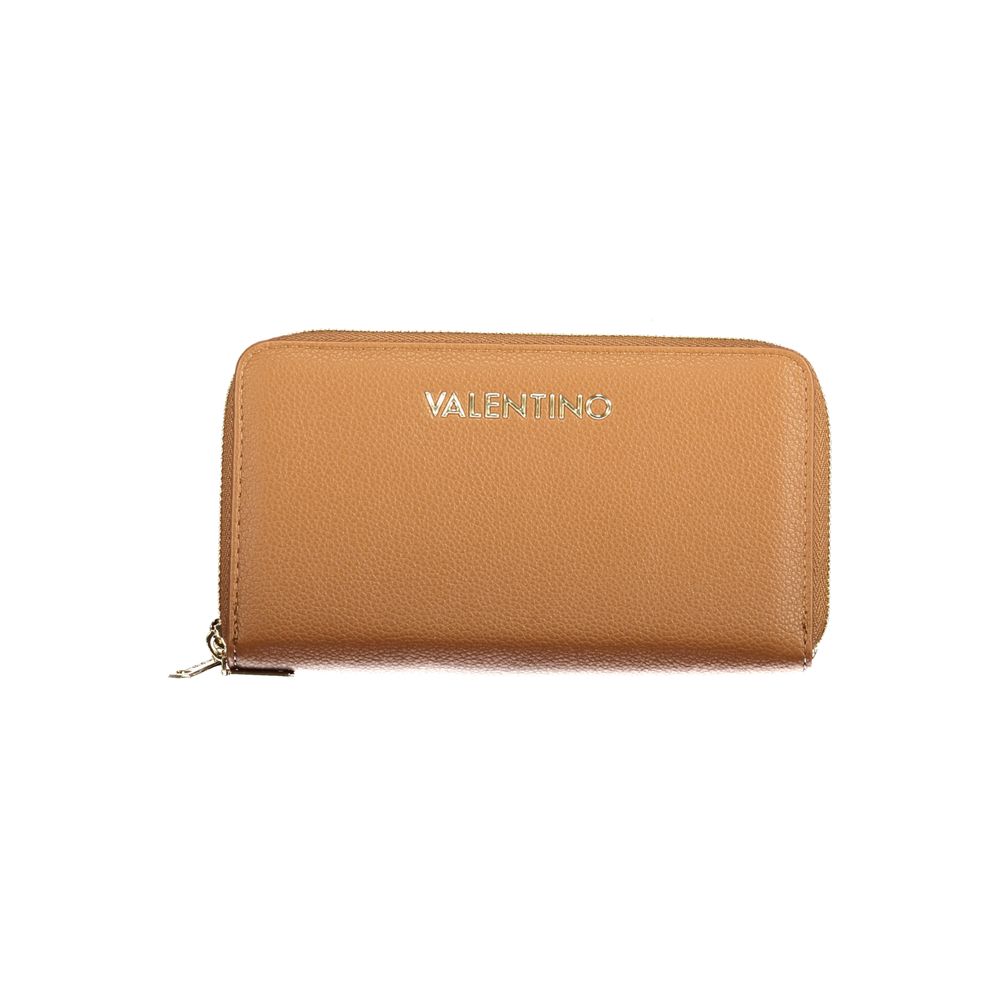 Mario Valentino Brown Polyurethane Women's Wallet | Regal Royce