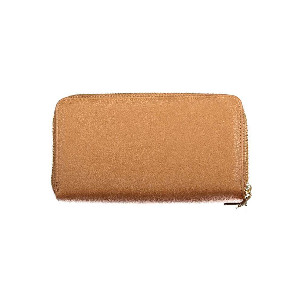 Mario Valentino Brown Polyurethane Women's Wallet | Regal Royce