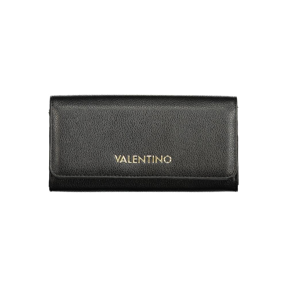 Mario Valentino Black Polyurethane Women's Wallet | Regal Royce