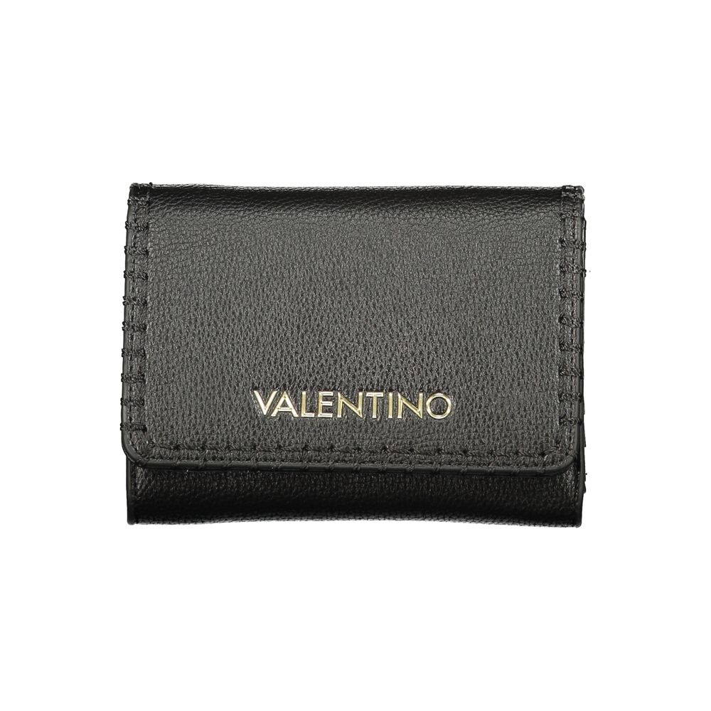 Mario Valentino Black Leather Women's Wallet | Regal Royce