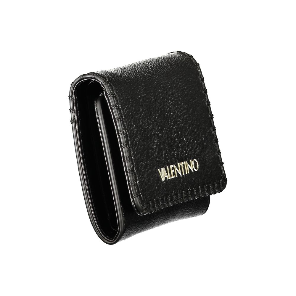 Mario Valentino Black Leather Women's Wallet | Regal Royce