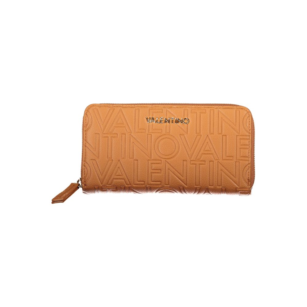 Mario Valentino Brown Polyurethane Women's Wallet | Regal Royce
