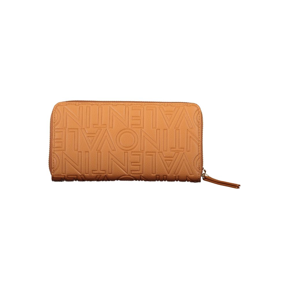 Mario Valentino Brown Polyurethane Women's Wallet | Regal Royce