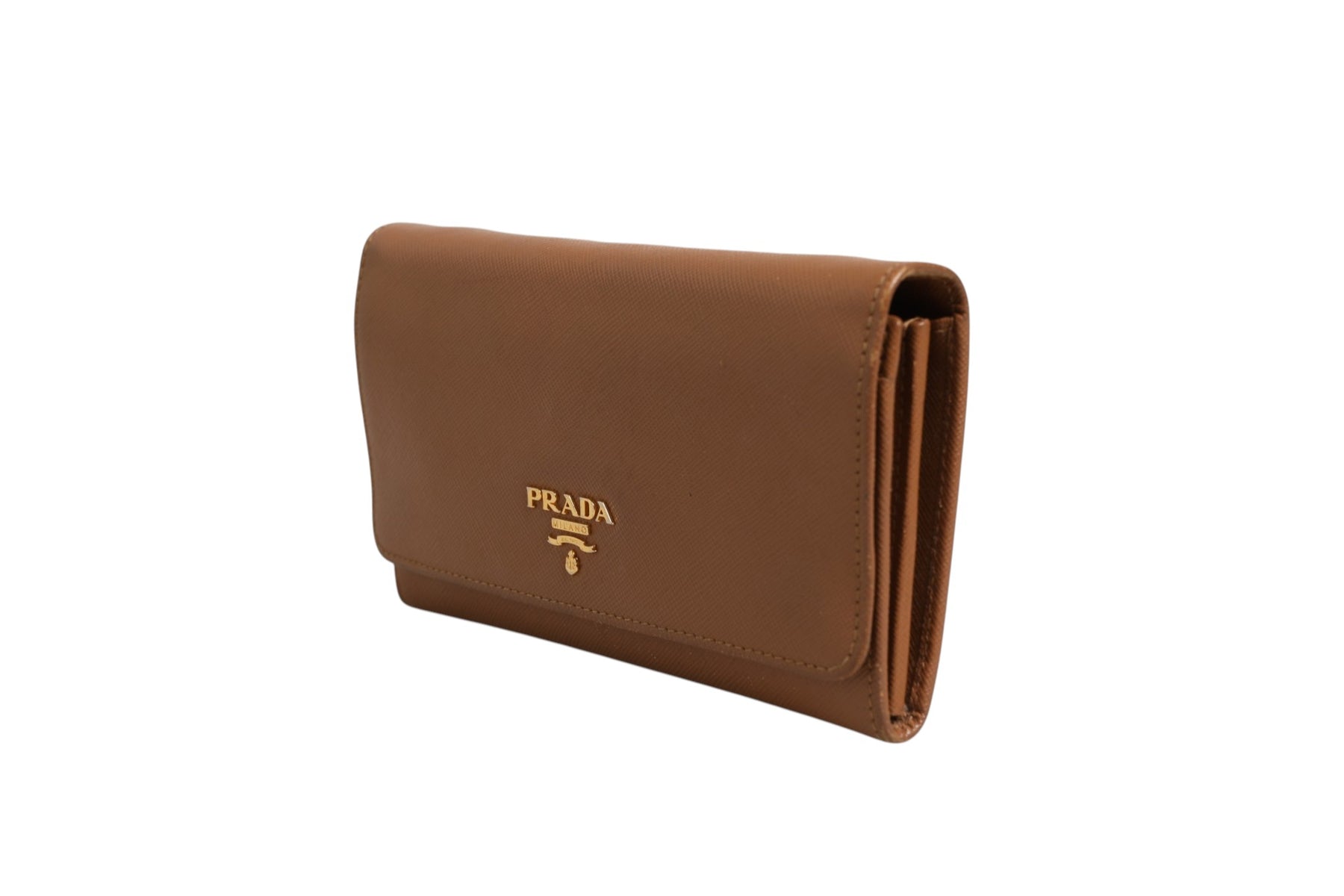 Prada Brown and Gold Wallet Strap | Regal Royce