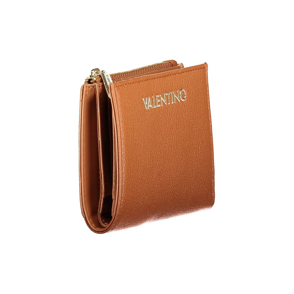Mario Valentino Brown Polyurethane Women's Wallet | Regal Royce